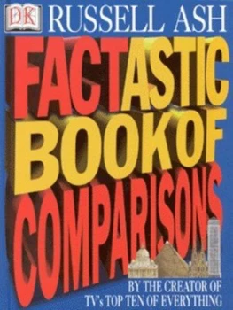 Image of Factastic Book of Comparisons by Russell Ash Hardback