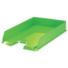 image of Rexel Choices Letter Tray, A4, Green - Outer carton of 10