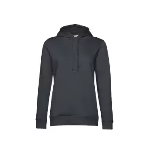 Image of B&C Womens/Ladies Organic Hoodie (M) (Asphalt)