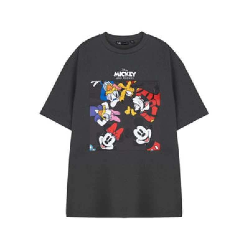 Image of Disney Short Sleeved T-Shirt in Grey Size: 2X-large Grey XXL Unisex 5063203925438