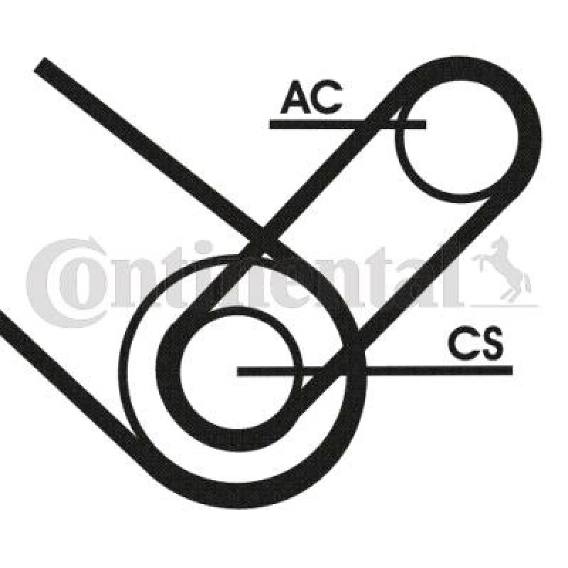 Image of V-Ribbed Belt Set CONTITECH 4PK874 ELAST T1