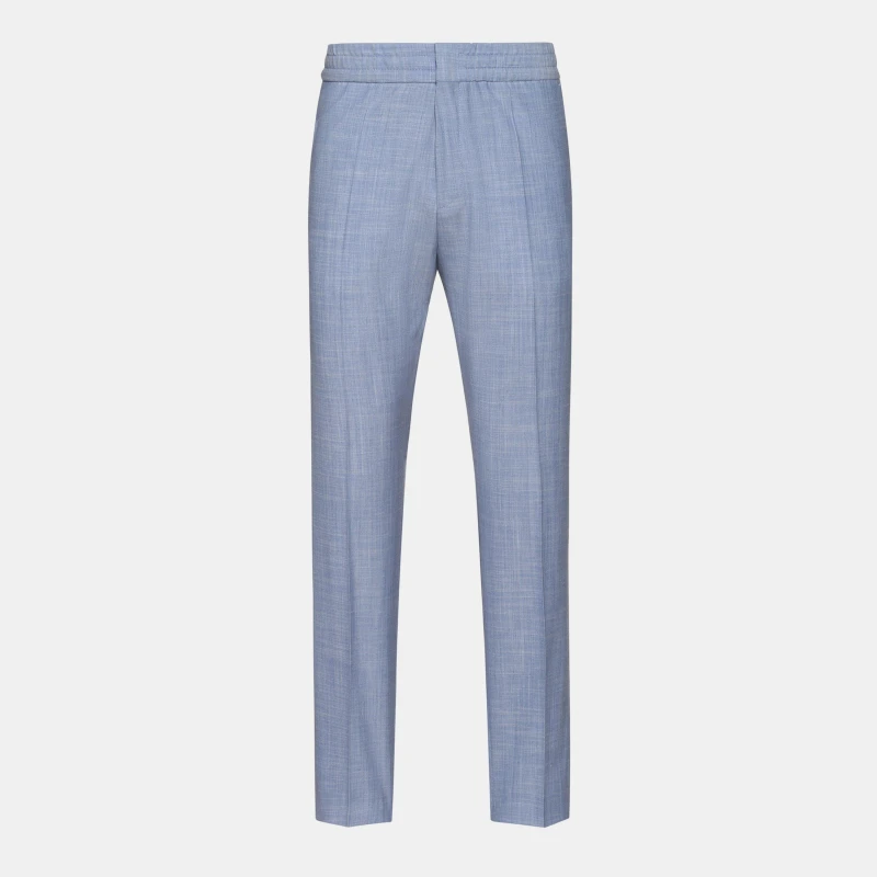 Image of Hugo Mens Slim Fit Trouser Medium Blue male 30W R