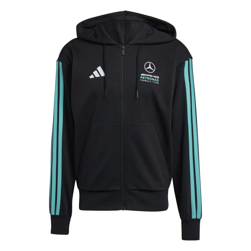Image of Adidas Mercedes AMG hoodie jacket Petronas Formula One Team DNA Noir Male XL