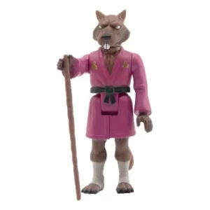 image of Teenage Mutant Ninja Turtles ReAction Action Figure Splinter 10 cm