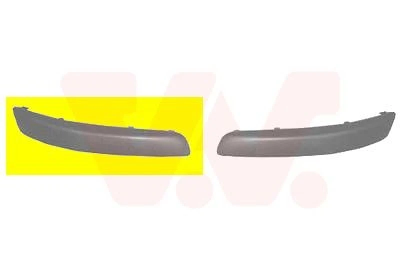 Image of VAN WEZEL Bumper moulding VAN WEZEL 5894582