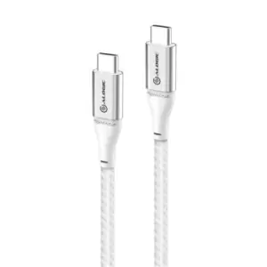 image of ALOGIC Super Ultra USB 2.0 USB-C to USB-C Cable - 5A/480Mbps - Silver - 1.5m