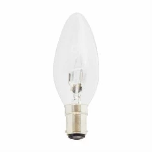 Image of Status 18W Halogen Small Bayonet Cap Candle Bulb