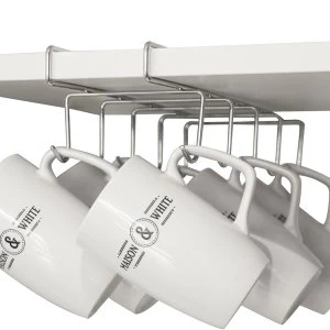 Image of Under Shelf Cabinet Mug Rack M&W Large