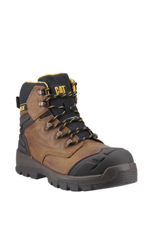 Image of Caterpillar Mens STRIVER XL 6" Safety Boot in Beige Size: 6 Beige Male 6
