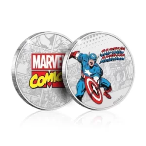 image of The Captain America Limited Edition Collectors Coin (Silver)