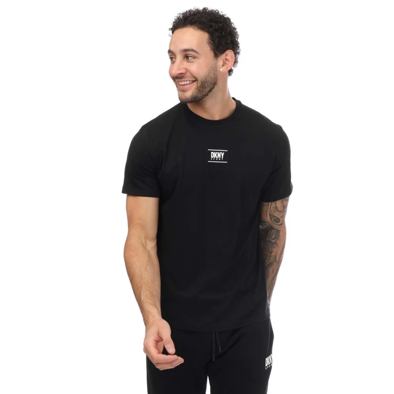 Image of DKNY Printed Logo T-Shirt - Black S