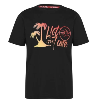 image of Hot Tuna Crew T Shirt Mens - Black Logo