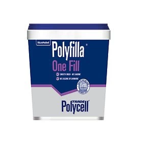 image of Polycell Trade Polyfilla Ready Mixed One Fill Filler - 1L