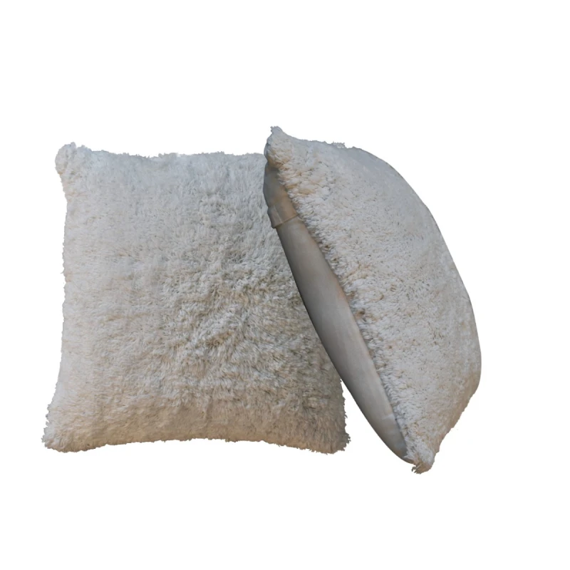 Image of Artisan Furniture Artisan Furniture Fluffy Cushion Set of 2 ? Cream