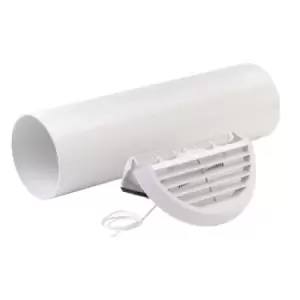 Image of Xpelair The Simply Silent Contour Wall Kit Round - 92991AW