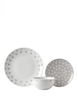 image of Sabichi 12 Piece Hearts Dinner Set