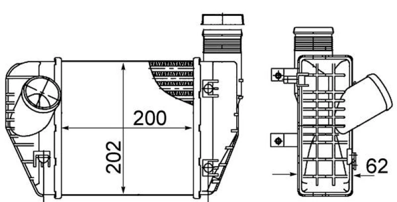Image of Intercooler MAHLE CI 423 000S
