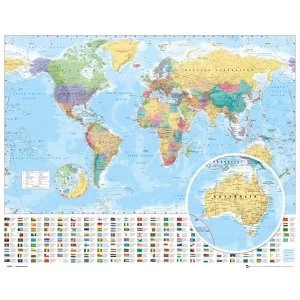 Image of World Map Mini Poster