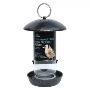 Image of Tom Chambers Hammered Steel Nyjer Seed Bird Feeder