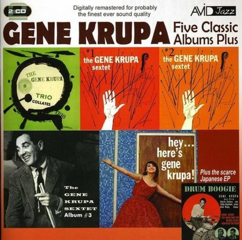 Image of Gene Krupa - Five Classic Albums Plus CD Album - Used