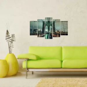 Image of 5BRMDF-2 Multicolor Decorative MDF Painting (5 Pieces)