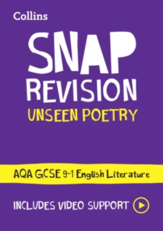 Image of AQA Unseen Poetry Anthology Revision Guide : Ideal for the 2026 and 2027 Exams Paperback / softback