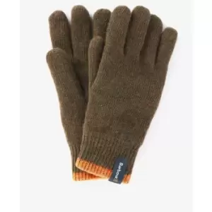 Image of Barbour Hiker Knitted Gloves - Green