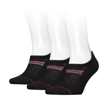 Image of Tommy Bodywear 3 Pack Sports Socks Mens - Black