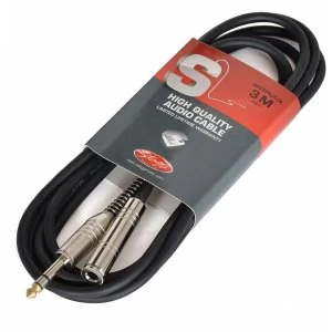 Image of Stagg Audio/Mic Extension Cable 6mm Male to Female 3m