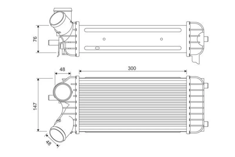 Image of Intercooler VALEO 818365