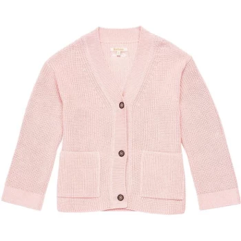 Barbour Girls Sophie Cardigan - Pink