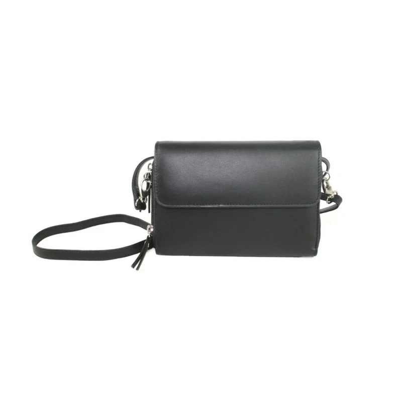 Image of Eastern Counties Leather Womens Jaclyn Leather Handbag in Black Female One Size