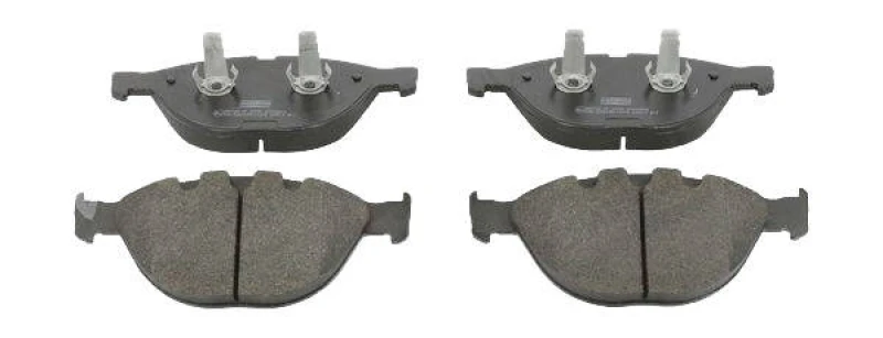 Image of CHAMPION 573150CH Brake pad set not prepared for wear warning indicator Brake Pad Set,disc brake (402)