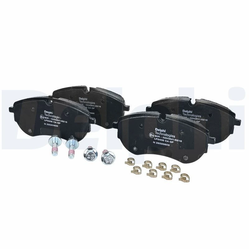 Image of DELPHI Brake pad set DELPHI LP3406