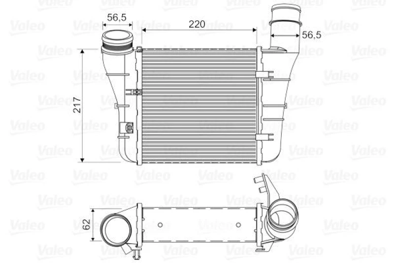 Image of Intercooler VALEO 818669