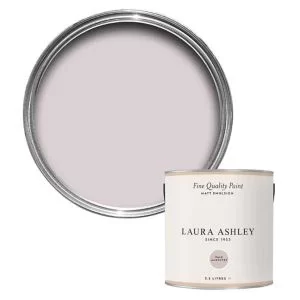 image of Laura Ashley Pale Amethyst Matt Emulsion Paint, 2.5L