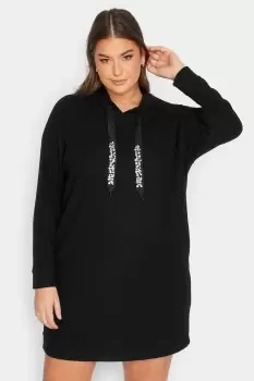 Image of Ribbed Hoodie Dress