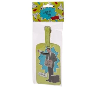 Image of Mr Bean Hitchhiking Luggage Tag