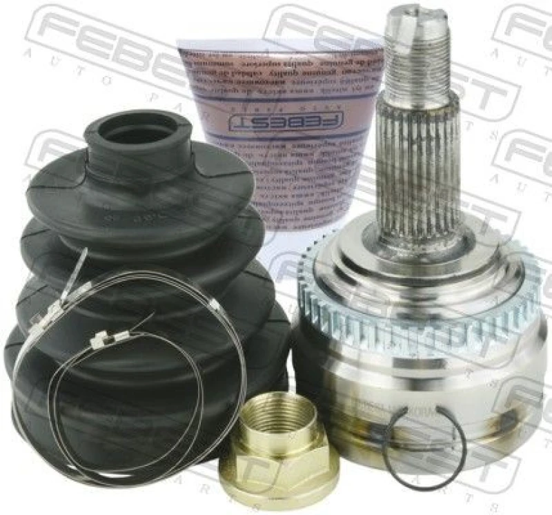 Image of FEBEST 1410-KORA48 Joint, drive shaft Front Axle, with ABS sensor ring Joint,drive shaft (236)