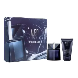 image of Thierry Mugler Alien Man Gift Set 50ml Eau de Toilette Refillable + 50ml Hair & Body Shampoo