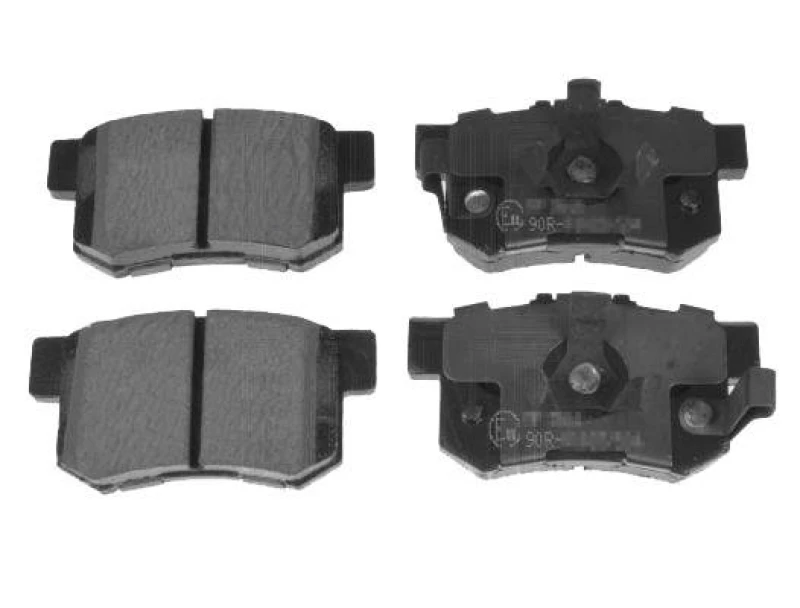 Image of Blue PRINT ADH24280 Brake pad set Rear Axle, with acoustic wear warning, with piston clip Brake Pad Set,disc brake (402)