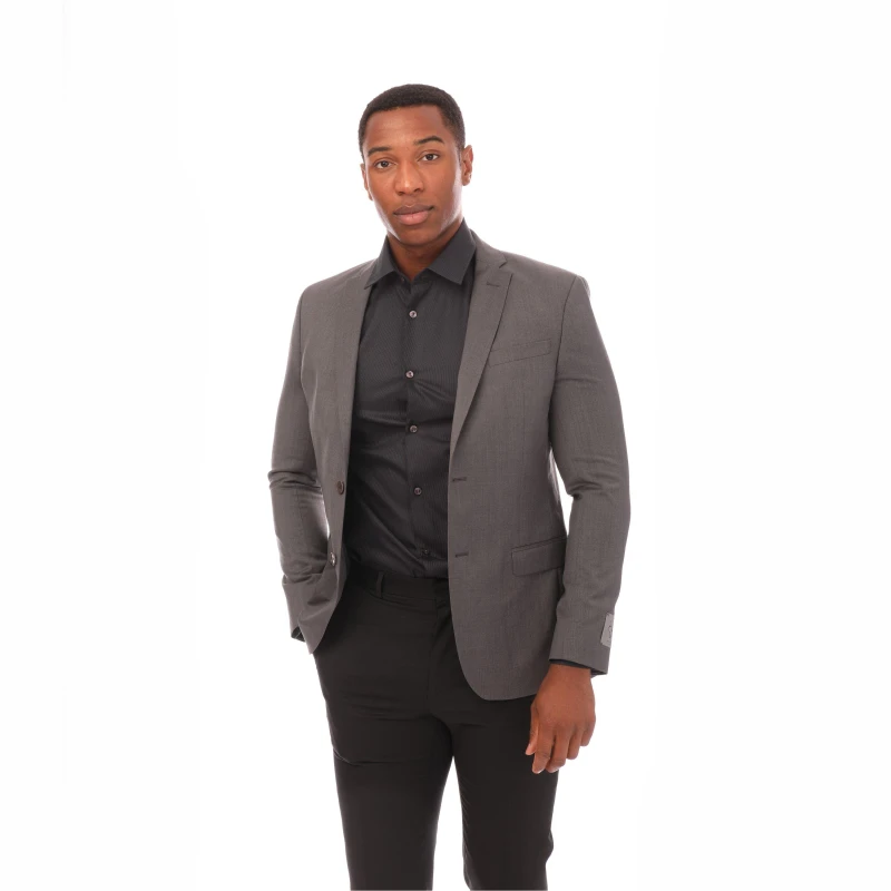 Image of Ted Baker Ted Invinjs Suit Jkt - Grey Grey M