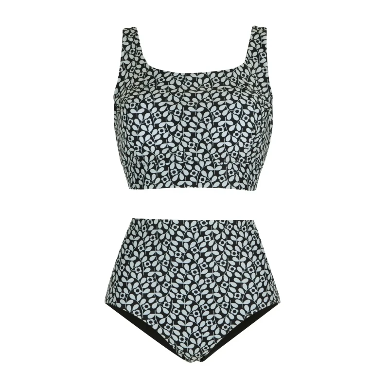 Image of Womens reversible two Piece swimsuit Regatta Orla Kiely Noir Female 44