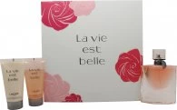 Image of Lancome La Vie Est Belle Gift Set 50ml Eau de Parfum + 50ml Shower Gel + 50ml Body Lotion