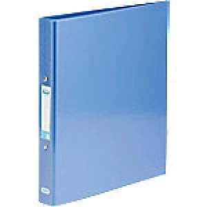 Image of ELBA Ring Binder 2 ring 20 mm Board Plastic A4+ Metallic Blue
