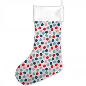 Image of Christmas Dots Christmas Stocking