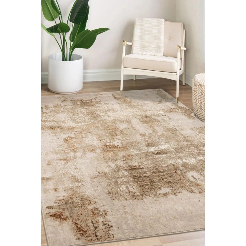 Image of Homemaker Dusk Marble Champagne 200X290Cm Rug, Gold DuckMARC200290