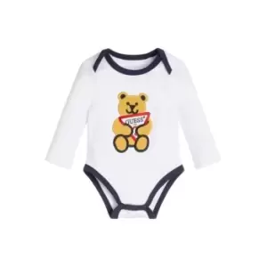 Guess Guess Bear Bodysuit Bb00 - White