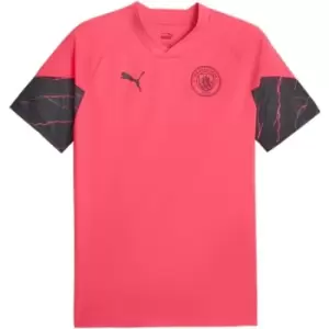 image of Puma Manchester City Training Shirt 2023 2024 Adults - Pink