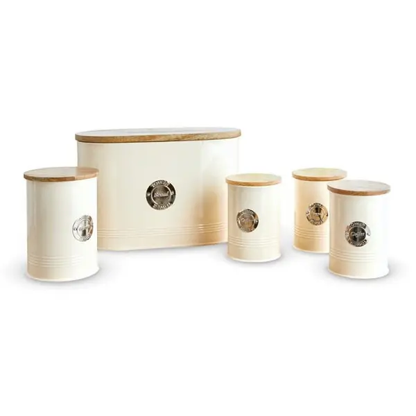 Image of Tower 5pce Round Storage set - Chantilly Cream M